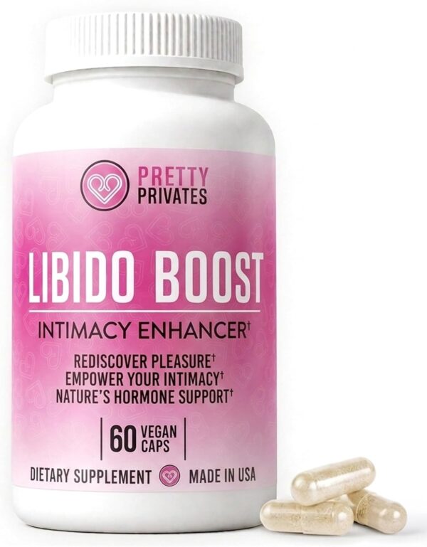 Pretty Privates Libido Booster for Women, Herbal Blend with Maca, Panax Ginseng and L-Arginine for Intimacy, Confidence and Feminine Vitality