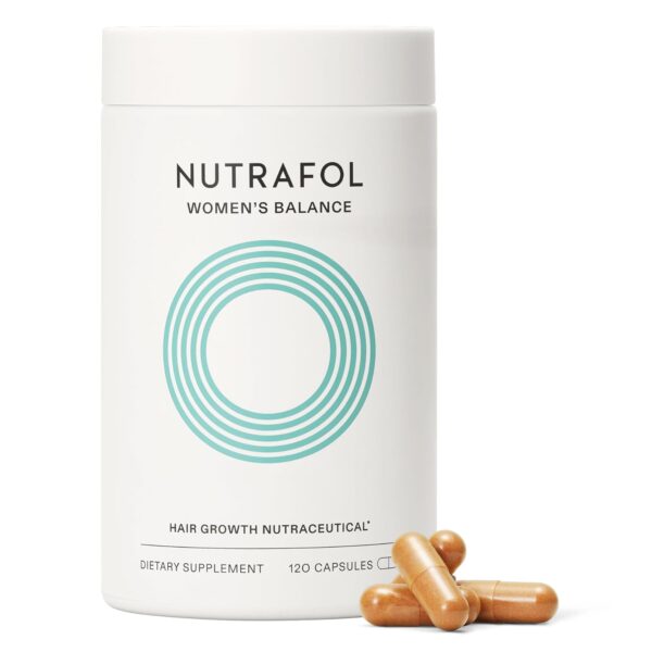Nutrafol Women's Balance Hair Growth Supplement Formulated with Ashwagandha, Maca and Saw Palmetto for Thicker Fuller Hair