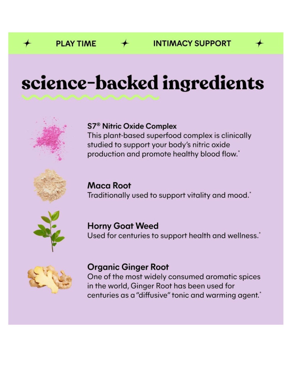 Lemme Play Intimacy Gummies: Daily Cherry Gummies for Mood, Blood Flow & Wellness Support - Image 4
