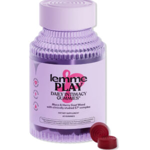 Lemme Play Intimacy Gummies: Daily Cherry Gummies for Mood, Blood Flow & Wellness Support