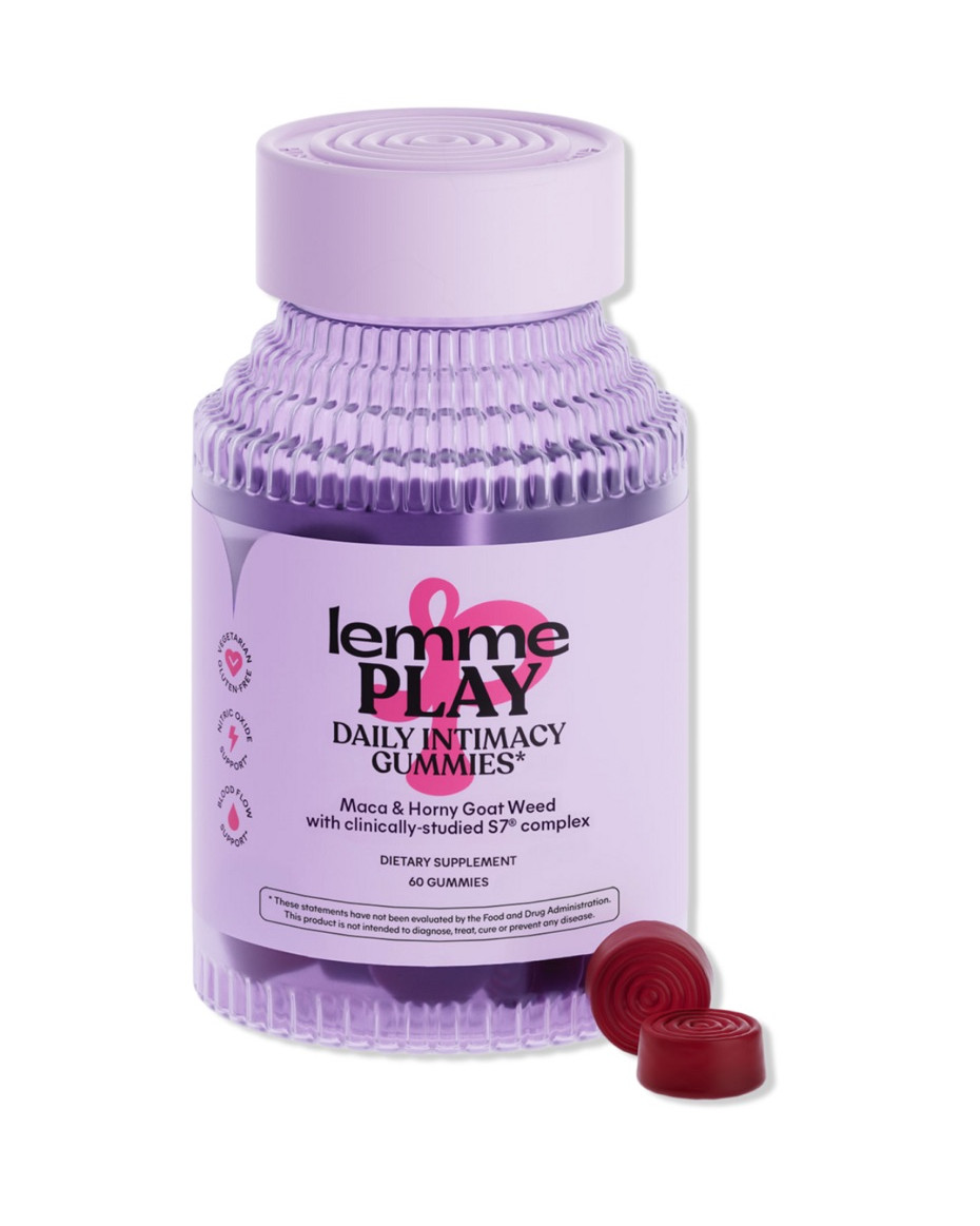 Lemme Play Intimacy Gummies: Daily Cherry Gummies for Mood, Blood Flow & Wellness Support